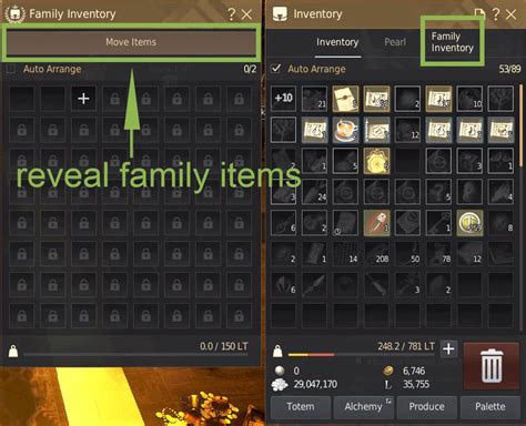 BDO Inventory via Quests, Loyalties, Pearl Shop .
